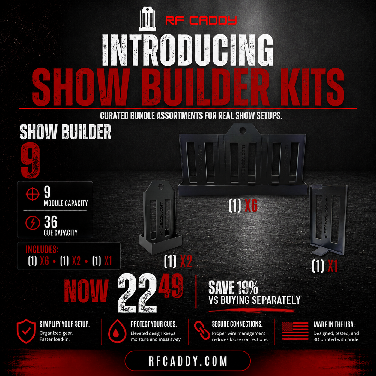 Show Builder 9 — 9 Modules / 36 Cues