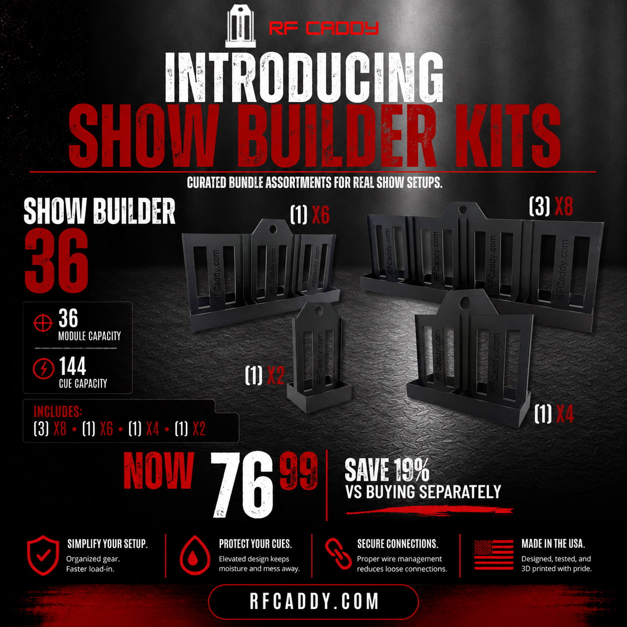Show Builder 36 — 36 Modules / 144 Cues